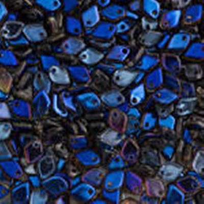 Dragon Scale Bead 1.5x5mm Crystal Azuro Tube Approx 9.5gram
