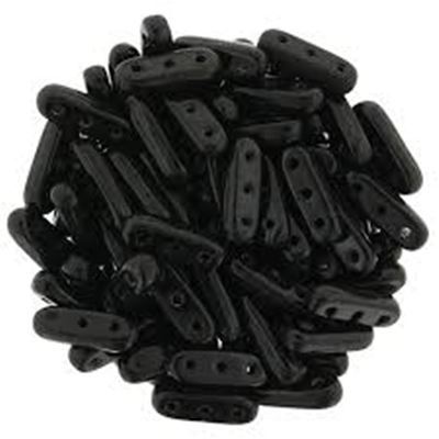 Czech-Mates Beam Jet 3x10mm 3 Hole Bead Tube Approx 8grams
