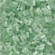 Tila 1/2 cut Silk Pale Green  5mm - Tube approx 8g