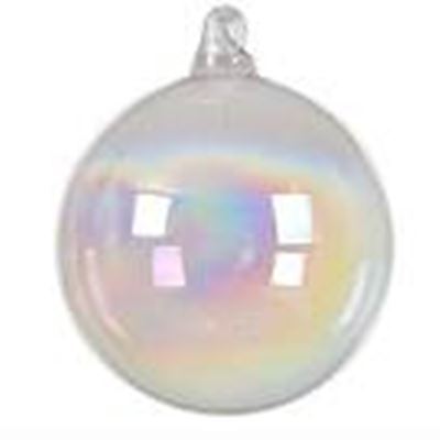 Iridescent Glass Bauble 5cm diameter handmade each