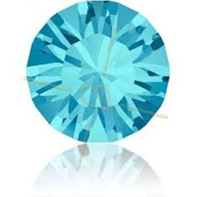 Swarovski Crystal 1088 Pointy Back Aquamarine SS39 