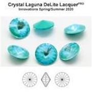 Swarovski Crystal 1122  Pointy Back Rivoli Laguna DeLite 14mm 
