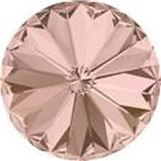 Swarovski Crystal 1122  Pointy Back Rivoli Vintage Rose 12mm 
