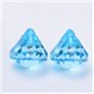 Acrylic Disney Drops Deep Sky Blue 26x24mm ea