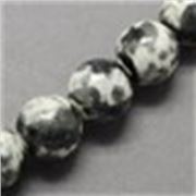 Handmade Porcelain Beads Round Black/White 20 mm