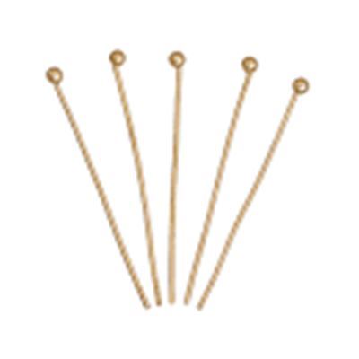 Head Pins  Thick with Ball Head Rose Gold 30mm ea