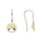 Ear Hook Setting 14x10mm Silver per pair