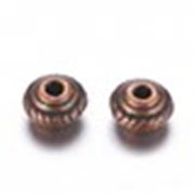 Filler Beads Bicone Spacer 5x3mm Antique Copper  ea