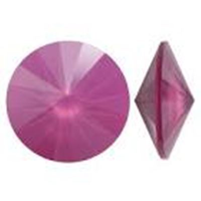 Swarovski Crystal 1122  Pointy Back Rivoli Peony Pink 12mm 