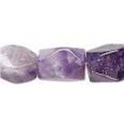Semi Precious Amethyst  Nuggets approx 15x10mm Strands each