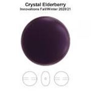 Swarovski Crystal 5860 Coin Pearl Elderberry 12mm 