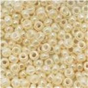 Toho Seed Bead Ceylon Light Ivory 8/0 - Minimum 8g