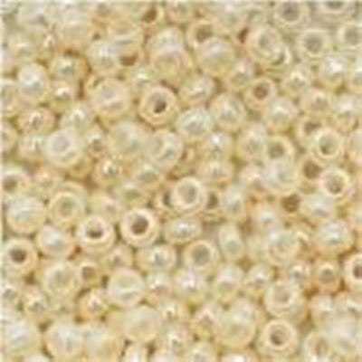 Toho Seed Bead Ceylon Light Ivory 8/0 - Minimum 8g