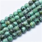 Semi Precious Strand  Natural African Turquoise Round 6mm
