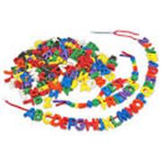 Plastic Alphabet Letters Assorted Colours ea.