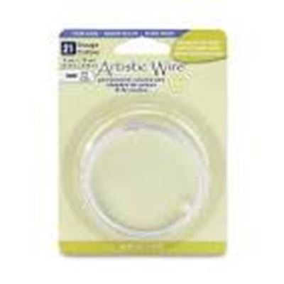 Artistic Wire Flat 3x.75mm 21 Gauge 0.91m length Silver Colour