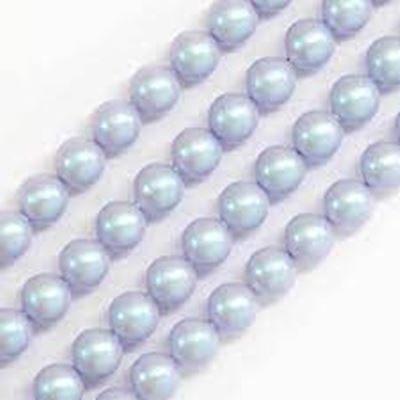 Swarovski Crystal 5810 Pearl Iridescent Dreamy Blue 8mm 