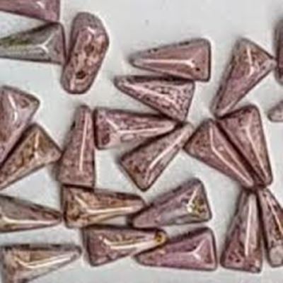Vexolo Bronze Fusion Two Hole Beads 5x8mm Tube Approx 9g