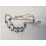 Isolation Necklace Kit each Blue/Antique Silver