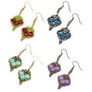 Heartfelt Earrings Kit - Turquoise and Rose Gold each