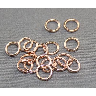 Jump Rings Rose Gold 10mm ea