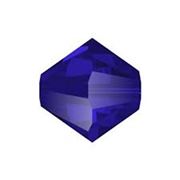Swarovski Crystal 5328 Bicone Majestic Blue 6mm 