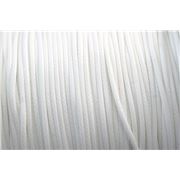 Waxed Polyester Cord White .8mm per metre