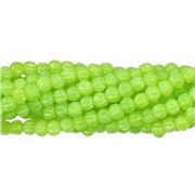 3mm Czech Glass Melon Beads