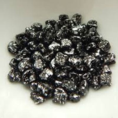 Matubo Ginko Duo 7.5x7.5mm Jet Silver Splash Tube approx 23g each