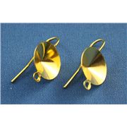 Earring Settings - Gold Colour