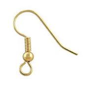 Earring Hooks Gold Colour