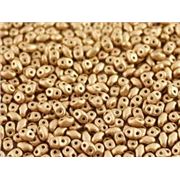 Miniduo Crystal Bronze Pale Gold 2x4mm Min 10g