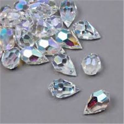 Preciosa Teardrop Crystal AB 20mm ea