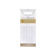 Collapsible Eye  Needle Pkt 4 Fine   64mm ea