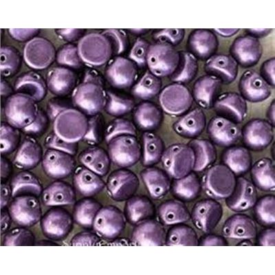 Czechmate Cabochon 7mm Saturated Metallic Tawny Port 2 Hole each