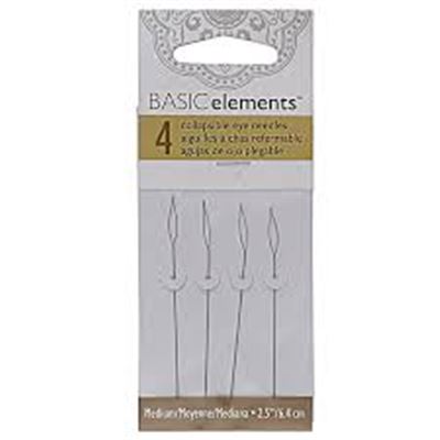 Collapsible Eye  Needle Pkt 4 Medium 64mm ea