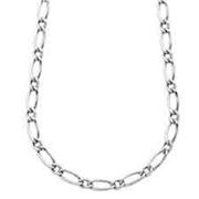 Chain Figaro 1:1 Antique Silver 10x7 x 6x5mm per metre