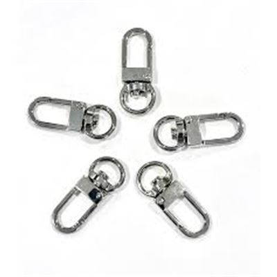 Swivel Snap Clasp Platinum 32x11mm each