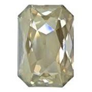 4627 - Swarovski Thin Octagon Fancy Stone Crystal Silver Shade 27x18.5mm each
