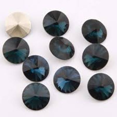 Crystal Rivoli Montana 14mm each