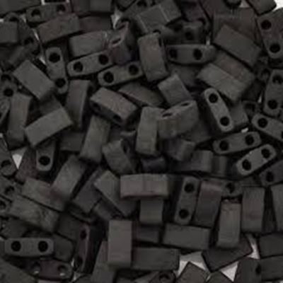 Tila 1/2 cut  Matte Black 5mm - Tube approx 8g