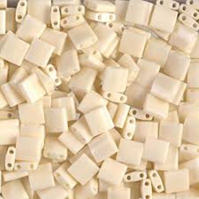 Tila Beads Ivory Pearl Ceylon Lustre 5mm -Approx 8g Tube