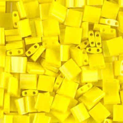 Tila Beads Opaque Yellow 5mm - Approx 8g Tube