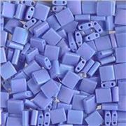 Tila Beads Matte Opaque Periwinkle AB 5mm - Approx 8g Tube