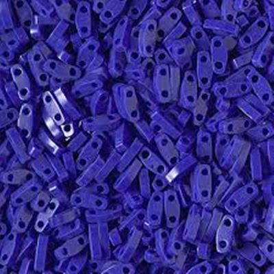 Quarter Tila Opaque Cobalt 5x1.2x1.9mm Tube Approx 8grams
