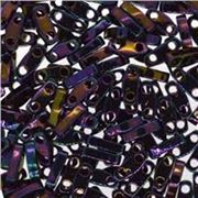 Quarter Tila Metallic Purple Iris 5x1.2x1.9mm Tube Approx 8grams