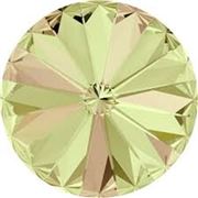 Swarovski Crystal 1122  Pointy Back Rivoli Luminous Green 12mm 