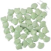 Matubo Ginko Duo 7.5x7.5mm Chalk Green Lustre Tube approx 23g each