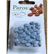 Paros Par Puca Opaque Blue Grey 5 gram Pack (approx 30 beads) each