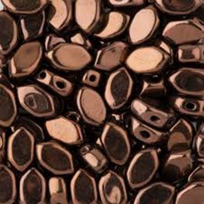 Paros Par Puca Dark Bronze 5 gram Pack (approx 30 beads) each